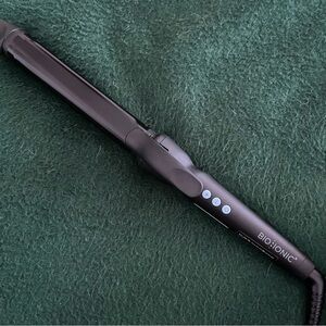 Bio Ionic Black Long Barrel Curling Iron